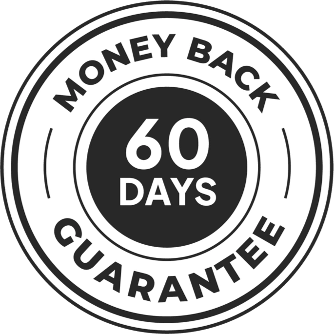 SlimTide 60-day money-back guarantee seal